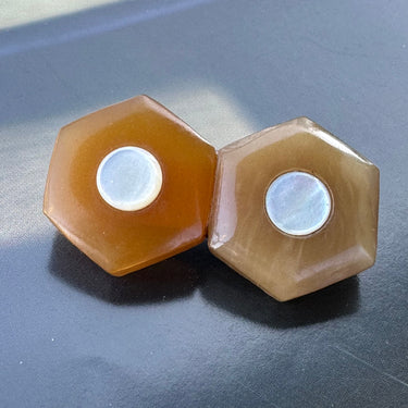 1930s Bakelite and Mother of Pearl “Boobies” Brooch Bloomers and Frocks